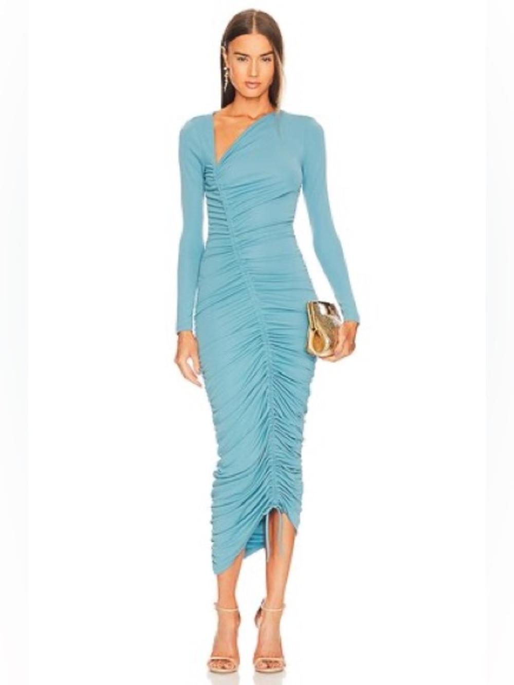 Michael Costello 
xREVOLVE Kylee Midi Dress in Dusty Blue